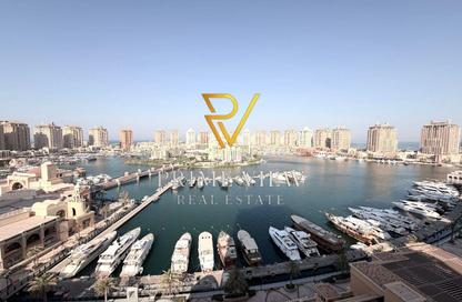 Apartment - 1 Bedroom - 2 Bathrooms for rent in Tower 6 - Porto Arabia - The Pearl Island - Doha
