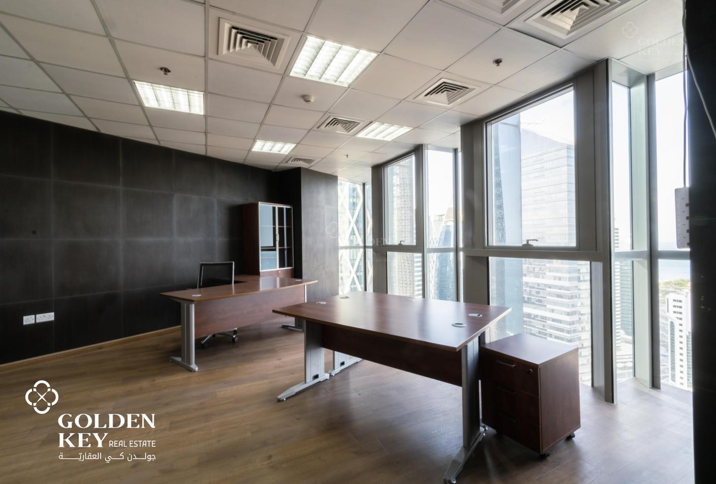 Corniche View  West Bay | High Floor | Office