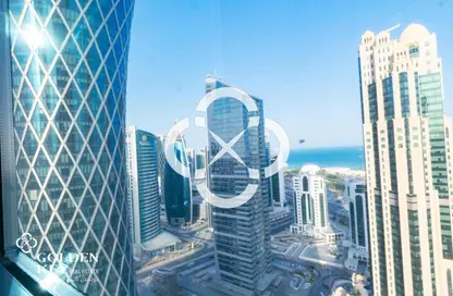 Office Space - 1 Bedroom - 2 Bathrooms for sale in West Bay Tower - West Bay - West Bay - Doha