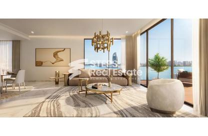 Apartment - 2 Bedrooms - 2 Bathrooms for sale in Les Vagues by Elie Saab - Qetaifan Islands - Lusail
