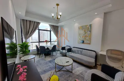 Apartment - 2 Bedrooms - 2 Bathrooms for rent in Lusail Marina Heights - Marina District - Lusail