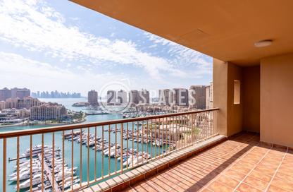 Apartment - 2 Bedrooms - 3 Bathrooms for sale in East Porto Drive - Porto Arabia - The Pearl Island - Doha Apartment - 2 Bedrooms - 3 Bathrooms for sale in East Porto Drive - Porto Arabia - The Pearl Island - Doha
