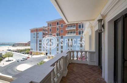 Apartment - 1 Bedroom - 2 Bathrooms for rent in Mercato - Qanat Quartier - The Pearl Island - Doha