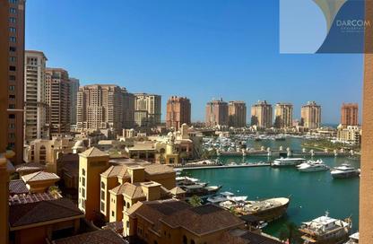 Apartment - 1 Bedroom - 2 Bathrooms for rent in East Porto Drive - Porto Arabia - The Pearl Island - Doha