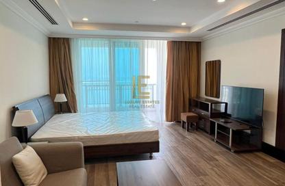 Apartment - Studio - 1 Bathroom for rent in Viva East - Viva Bahriyah - The Pearl Island - Doha