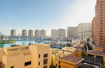 Apartment - 2 Bedrooms - 3 Bathrooms for rent in East Porto Drive - Porto Arabia - The Pearl Island - Doha