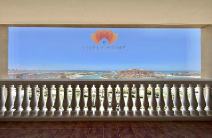 Apartment - 3 Bedrooms - 5 Bathrooms for rent in West Porto Drive - Porto Arabia - The Pearl Island - Doha Apartment - 3 Bedrooms - 5 Bathrooms for rent in West Porto Drive - Porto Arabia - The Pearl Island - Doha