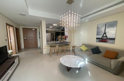 Apartment - 1 Bedroom - 2 Bathrooms for rent in Lusail Marina Heights - Marina District - Lusail