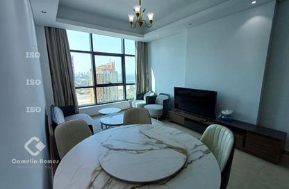 Apartment - 2 Bedrooms - 2 Bathrooms for rent in Lusail Marina Heights - Marina District - Lusail