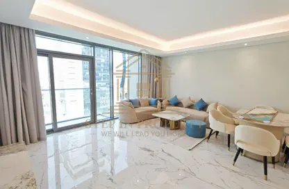 Apartment - 1 Bedroom - 2 Bathrooms for rent in Lusail Marina Heights - Marina District - Lusail
