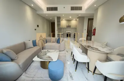 Apartment - 2 Bedrooms - 3 Bathrooms for rent in Lusail Marina Heights - Marina District - Lusail