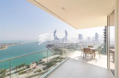 Apartment - 2 Bedrooms - 3 Bathrooms for rent in Lusail Residence - Marina District - Lusail