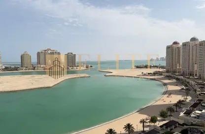 Apartment - 2 Bedrooms - 3 Bathrooms for rent in Viva West - Viva Bahriyah - The Pearl Island - Doha