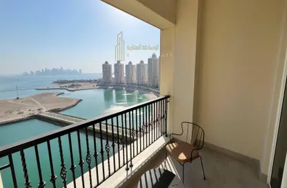 Apartment - 1 Bedroom - 2 Bathrooms for rent in Viva West - Viva Bahriyah - The Pearl Island - Doha