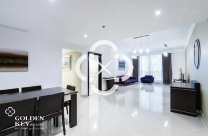 شقة - 3 غرف نوم - 3 حمامات للايجار في برج وست باي - الخليج الجنوبي - الخليج الغربي - الدوحة