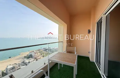 شقة - غرفة نوم - 2 حمامات للايجار في ابراج المتحدة - فيفا بحرية - جزيرة اللؤلؤة - الدوحة