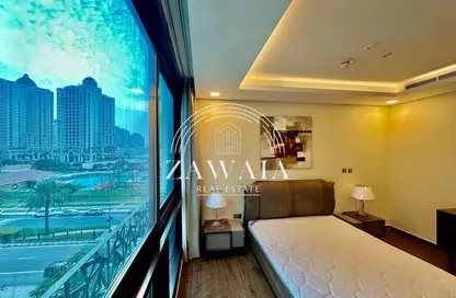 شقة - غرفة نوم - 2 حمامات للايجار في شقق جاردينو - جزيرة اللؤلؤة - الدوحة