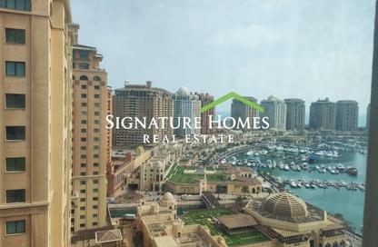Apartment - 1 Bedroom - 2 Bathrooms for rent in East Porto Drive - Porto Arabia - The Pearl Island - Doha Apartment - 1 Bedroom - 2 Bathrooms for rent in East Porto Drive - Porto Arabia - The Pearl Island - Doha