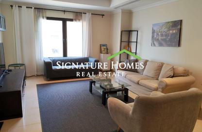 Apartment - 1 Bedroom - 2 Bathrooms for rent in East Porto Drive - Porto Arabia - The Pearl Island - Doha