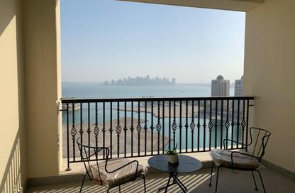Apartment - Studio - 1 Bathroom for rent in Tower 14 - Viva Bahriyah - The Pearl Island - Doha