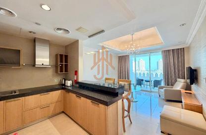 Apartment - Studio - 1 Bathroom for rent in Viva West - Viva Bahriyah - The Pearl Island - Doha