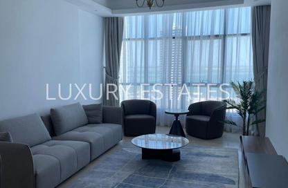 Apartment - 2 Bedrooms - 2 Bathrooms for rent in Marina Tower 21 - Marina District - Lusail