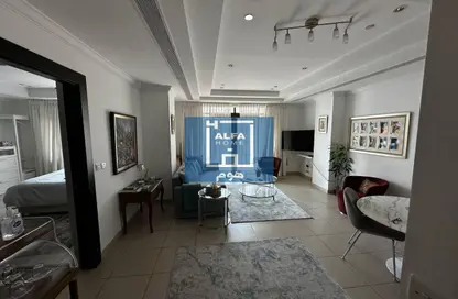 شقة - غرفة نوم - 2 حمامات للايجار في برج 24 - بورتو أرابيا - جزيرة اللؤلؤة - الدوحة