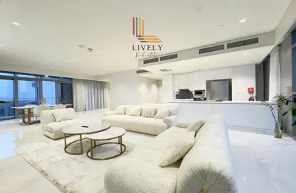 Apartment - 1 Bedroom - 2 Bathrooms for rent in Seef Lusail Tower 1 - Seef Lusail - Lusail City - Lusail