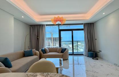 Apartment - 1 Bedroom - 2 Bathrooms for rent in Lusail Marina Heights - Marina District - Lusail Apartment - 1 Bedroom - 2 Bathrooms for rent in Lusail Marina Heights - Marina District - Lusail