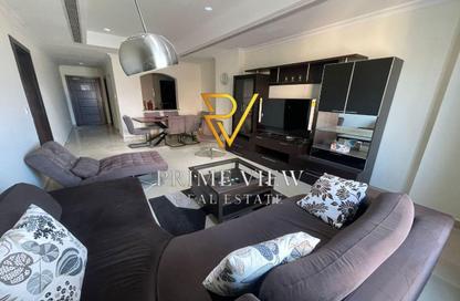 Apartment - 1 Bedroom - 2 Bathrooms for rent in East Porto Drive - Porto Arabia - The Pearl Island - Doha