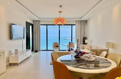 شقة - غرفة نوم - 2 حمامات للايجار في لوسيل ريسيدينس - منطقة المارينا - الوسيل