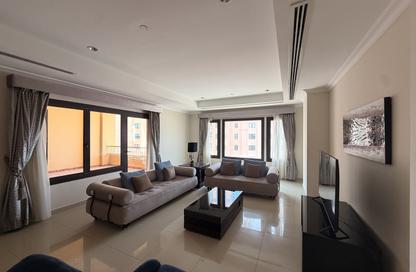 Apartment - 2 Bedrooms - 2 Bathrooms for rent in East Porto Drive - Porto Arabia - The Pearl Island - Doha