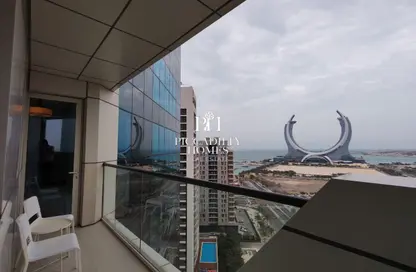 Apartment - 2 Bedrooms - 3 Bathrooms for rent in Burj DAMAC Marina - Marina District - Lusail