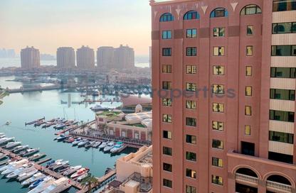 Apartment - 1 Bedroom - 2 Bathrooms for rent in East Porto Drive - Porto Arabia - The Pearl Island - Doha