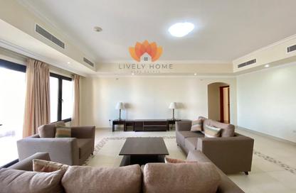 Apartment - 3 Bedrooms - 4 Bathrooms for rent in West Porto Drive - Porto Arabia - The Pearl Island - Doha