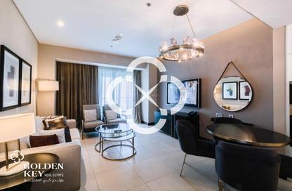 Hotel Apartments - 2 Bedrooms - 3 Bathrooms for rent in Abraj Bay - Abraj Quartiers - The Pearl Island - Doha