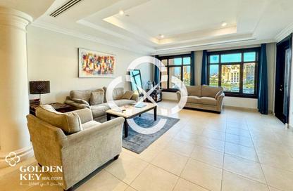 Apartment - 2 Bedrooms - 3 Bathrooms for rent in East Porto Drive - Porto Arabia - The Pearl Island - Doha