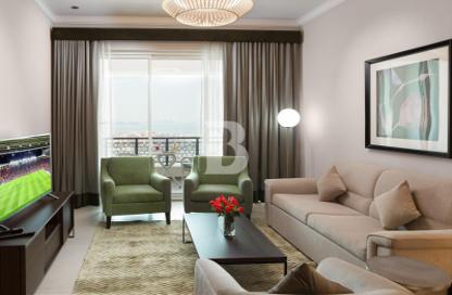 Apartment - 1 Bedroom - 2 Bathrooms for rent in Al Mutahidah Tower - Viva Bahriyah - The Pearl Island - Doha