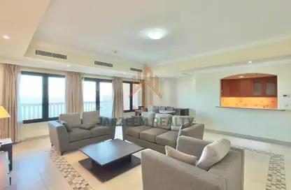 Apartment - 3 Bedrooms - 3 Bathrooms for rent in West Porto Drive - Porto Arabia - The Pearl Island - Doha
