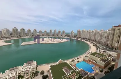 Apartment - 2 Bedrooms - 3 Bathrooms for rent in Viva West - Viva Bahriyah - The Pearl Island - Doha