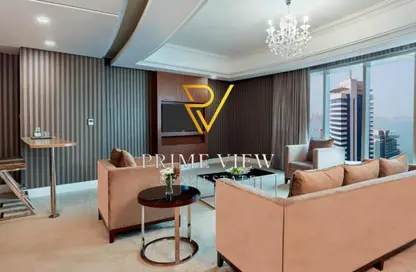 Apartment - 1 Bedroom - 2 Bathrooms for rent in West Bay Tower - West Bay - West Bay - Doha