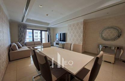 Apartment - 2 Bedrooms - 2 Bathrooms for rent in East Porto Drive - Porto Arabia - The Pearl Island - Doha