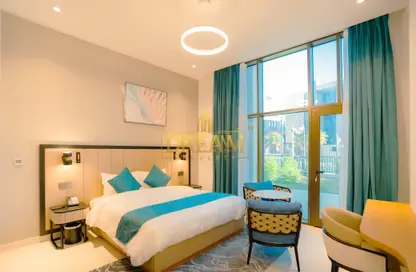 شقة - غرفة نوم - 2 حمامات للايجار في البلاج الجنوبي - البلاج - جزيرة اللؤلؤة - الدوحة