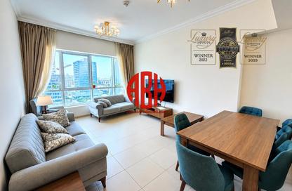 Apartment - 2 Bedrooms - 3 Bathrooms for rent in Lusail Marina Heights - Marina District - Lusail