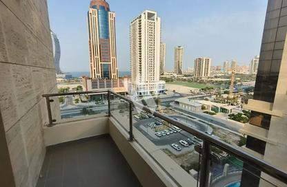 Apartment - 2 - 2 for rent in Lusail Marina Heights - Marina District - Lusail