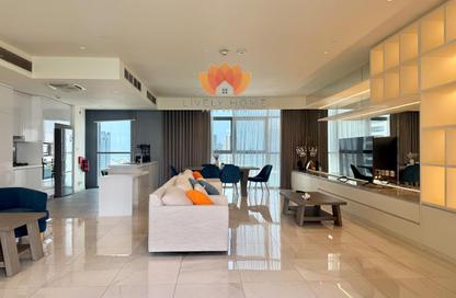 Apartment - 1 Bedroom - 2 Bathrooms for rent in Seef Lusail Tower 1 - Seef Lusail - Lusail City - Lusail