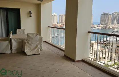 Apartment - 2 Bedrooms - 3 Bathrooms for rent in East Porto Drive - Porto Arabia - The Pearl Island - Doha