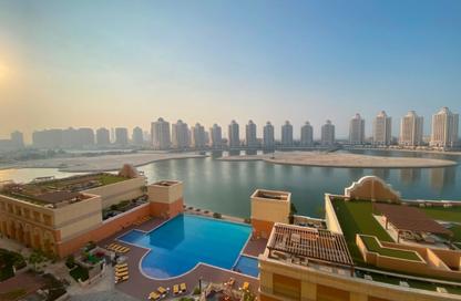 Apartment - 1 - 2 for rent in Al Mutahidah Tower - Viva Bahriyah - The Pearl Island - Doha