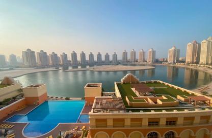 Apartment - 1 - 2 for rent in Al Mutahidah Tower - Viva Bahriyah - The Pearl Island - Doha