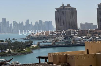 Apartment - 1 Bedroom - 2 Bathrooms for rent in West Porto Drive - Porto Arabia - The Pearl Island - Doha Apartment - 1 Bedroom - 2 Bathrooms for rent in West Porto Drive - Porto Arabia - The Pearl Island - Doha